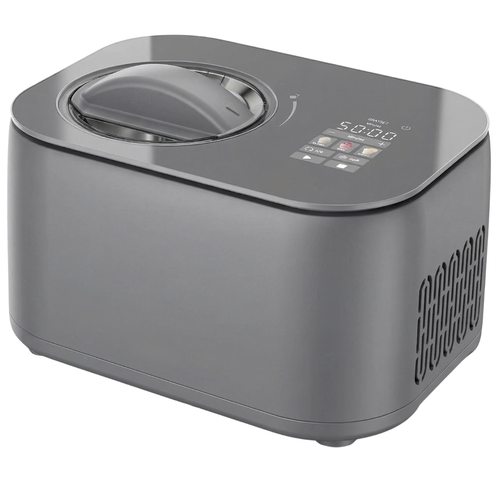 1 Pint Compressor Ice Cream Maker with 3 Presets and Digital Display