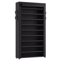 10 Tier Shoe Storage Rack with Dust Cover for Closets and Entryways