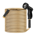 100FT Stainless Steel Water Hose with 10 Function Nozzle System