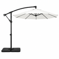 10ft Cantilever Patio Umbrella with 360° Rotation and Tilt Adjustment