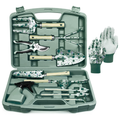 12-Piece Garden Tool Set with Included Carrying Case for Yard Work
