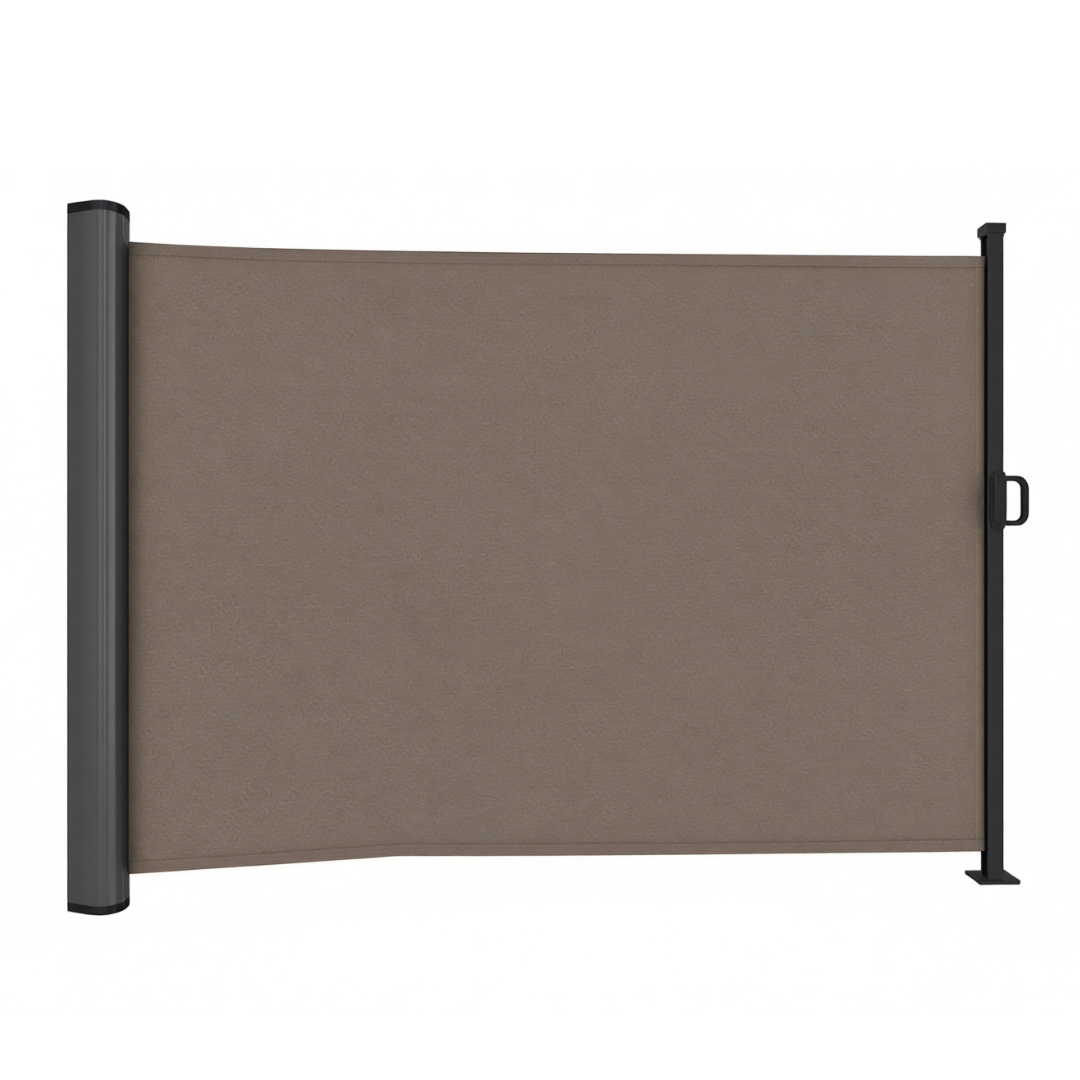 126 in Retractable Side Awning Privacy Screen for Patio Garden