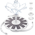 3.5W Solar Powered Fountain Pump with Interchangeable Nozzles
