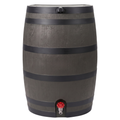 50 Gallon Rain Barrel with Flat Back, Spigot and Debris Screen