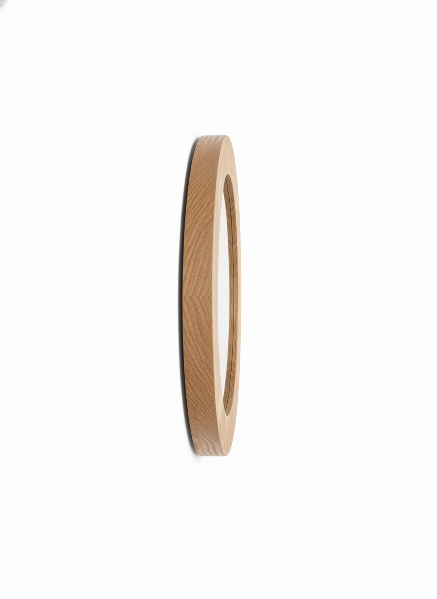 Mirrors Oval Wood Frame Mirror