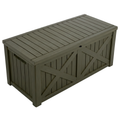 567.8 L Resin Bench Box Storage with Lid Lock and X Front Panel Unit