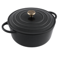 6.4 Quart Enameled Cast Iron Dutch Oven with Lid for Oven Cooking