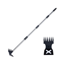 60 Inch Long Handle 2 in 1 Manual Weed Puller and Garden Hoe Tool
