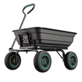 600 lb Garden Dump Cart Steel Frame Material Handling Wagon System