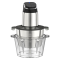 8-Cup Food Processor with Dual Bowls, Adjustable Speed Control