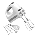 9-Speed Hand Mixer with Turbo Beaters, Dough Hooks, Blending Rod, Whisk