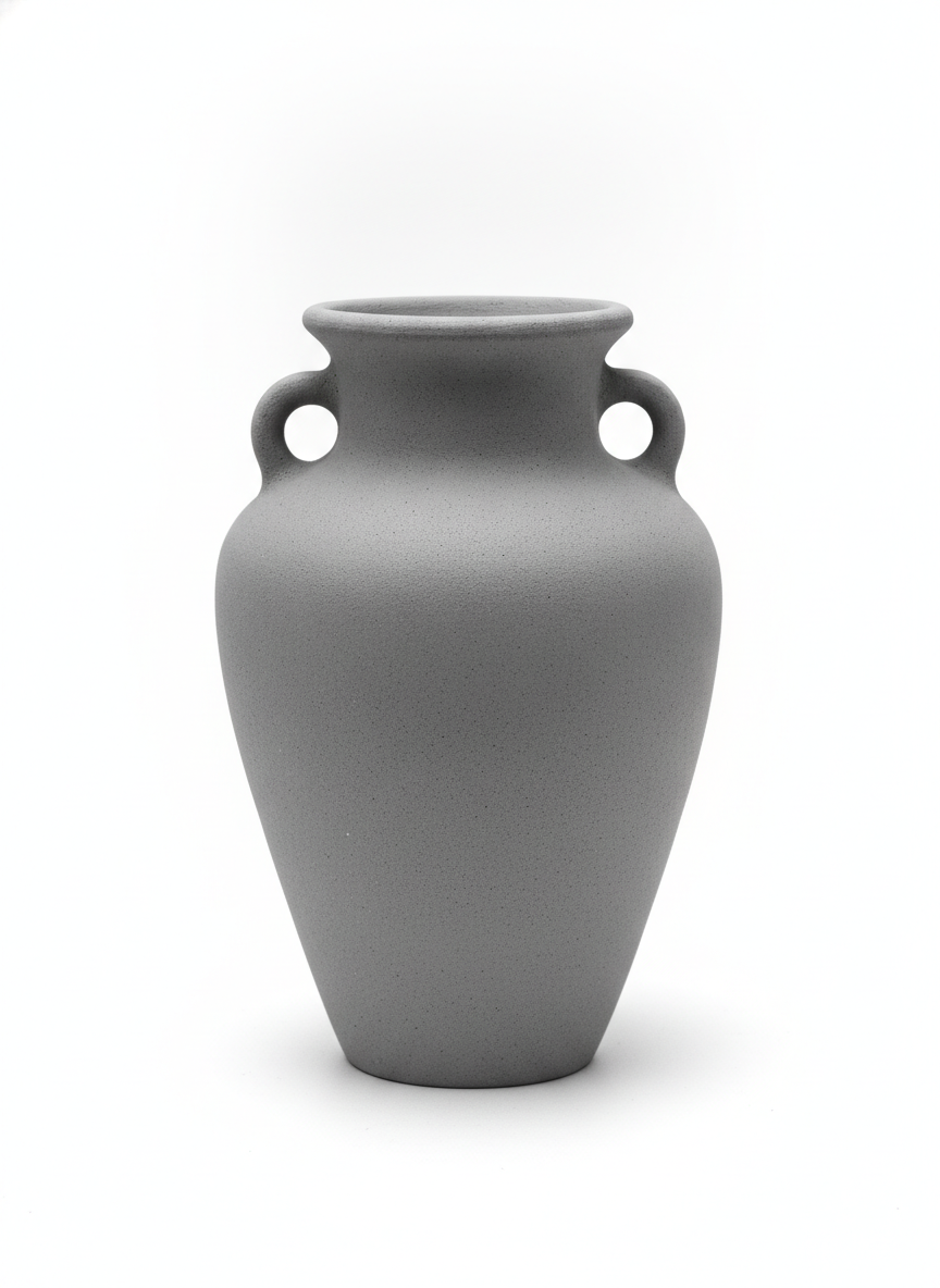 Vases Minimalist Clay Urn Accent