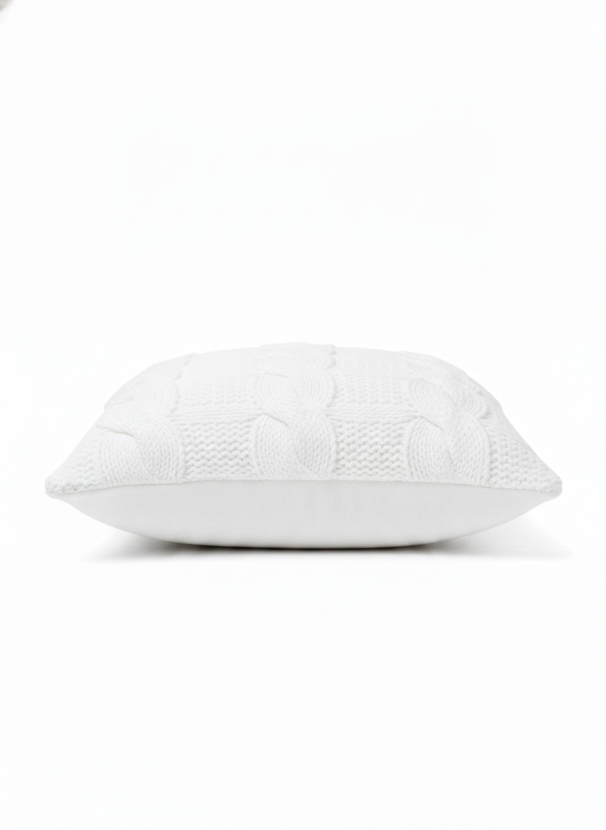 Pillows Textured Knit Throw Pillow