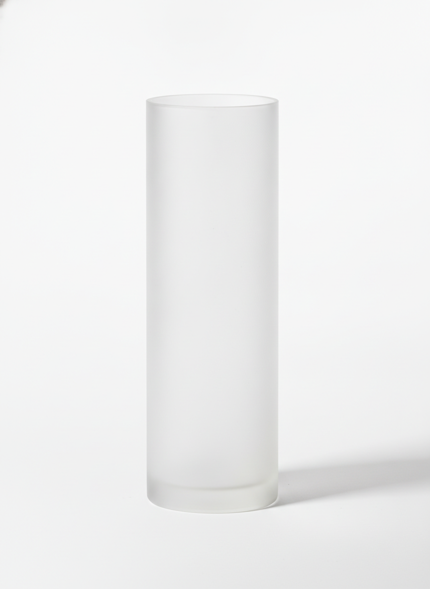 Vases Frosted Glass Flower Base
