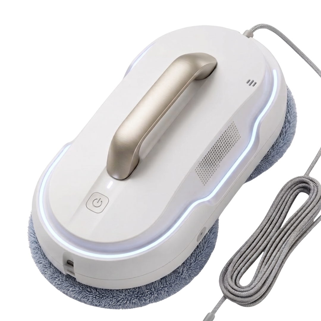 Automatic Window Cleaning Robot with Water Spray and Remote Control