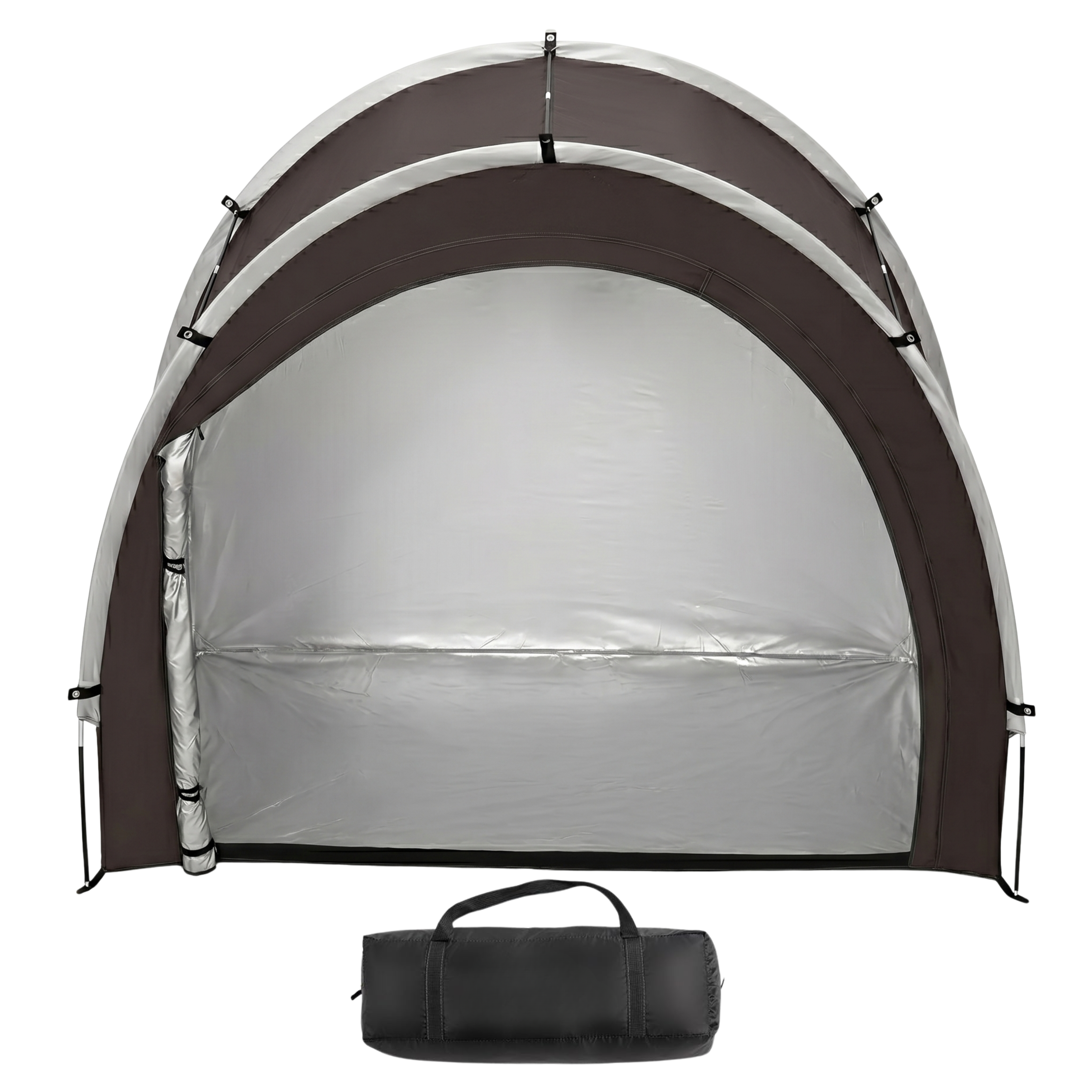 Bicycle Shelter Tent for 2–3 Bikes 83 in Frame PU4000 Fabric System