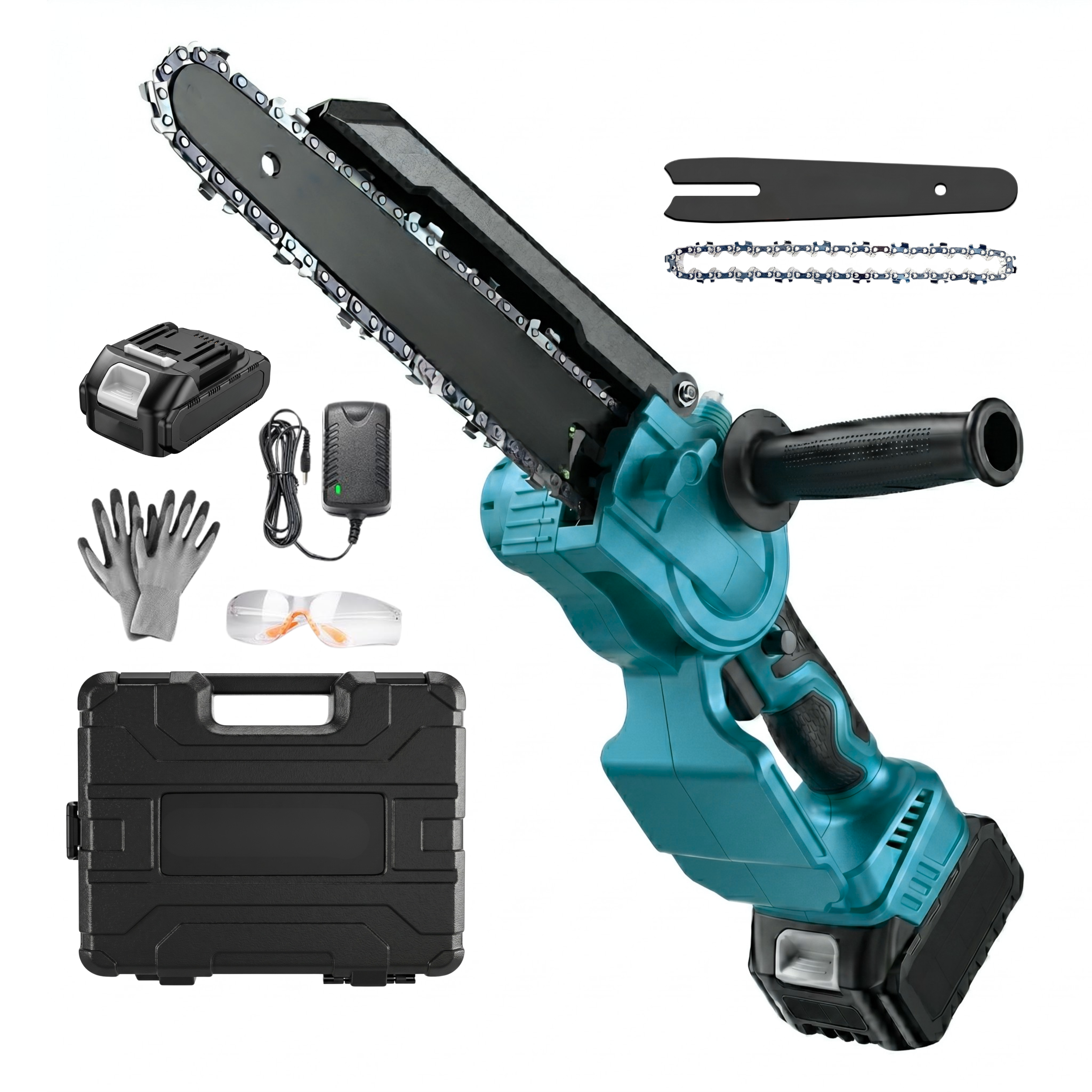 Cordless Battery Mini Chainsaw Chain Speed 32 ft/s Cutting System