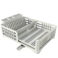 Countertop Dish Drying Rack with Drain Tray and Utensil Holder