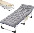 Folding Camping Cot with Detachable Padded Mattress, 900 lbs Load