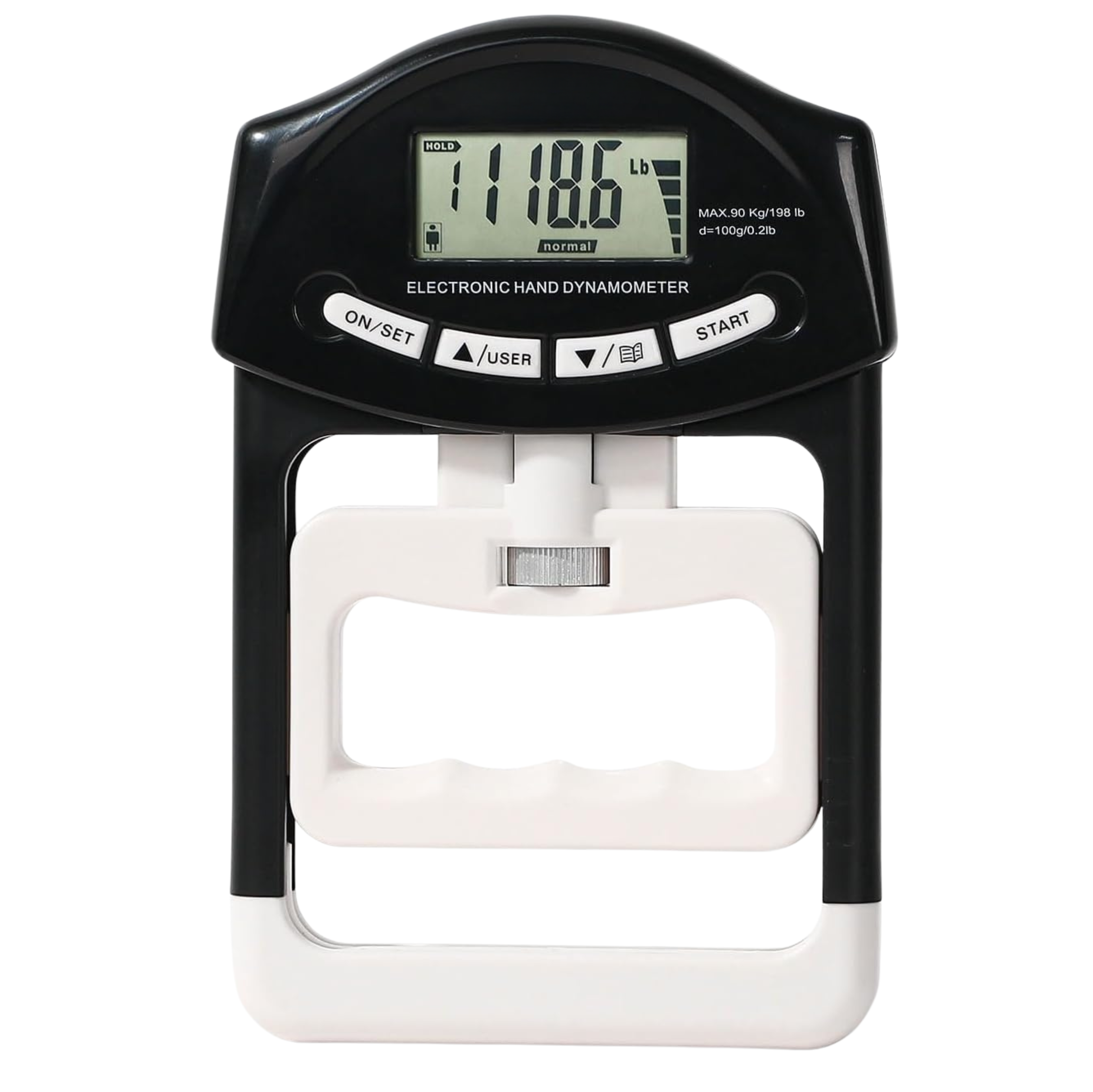 Grip Strength Dynamometer with Digital LCD Measurement Display