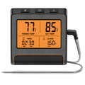LCD Digital Meat Thermometer with Probe and Timer for BBQ Grilling