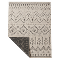 Moroccan Area Rug 8x10 ft Natural Polypropylene Textured Weave