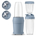 Personal Blender with 3 Cups and Two 6-Blade Set for Smoothies