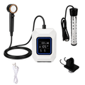 Portable Camping Shower Kit with 1500W Heater and 8000mAh Battery
