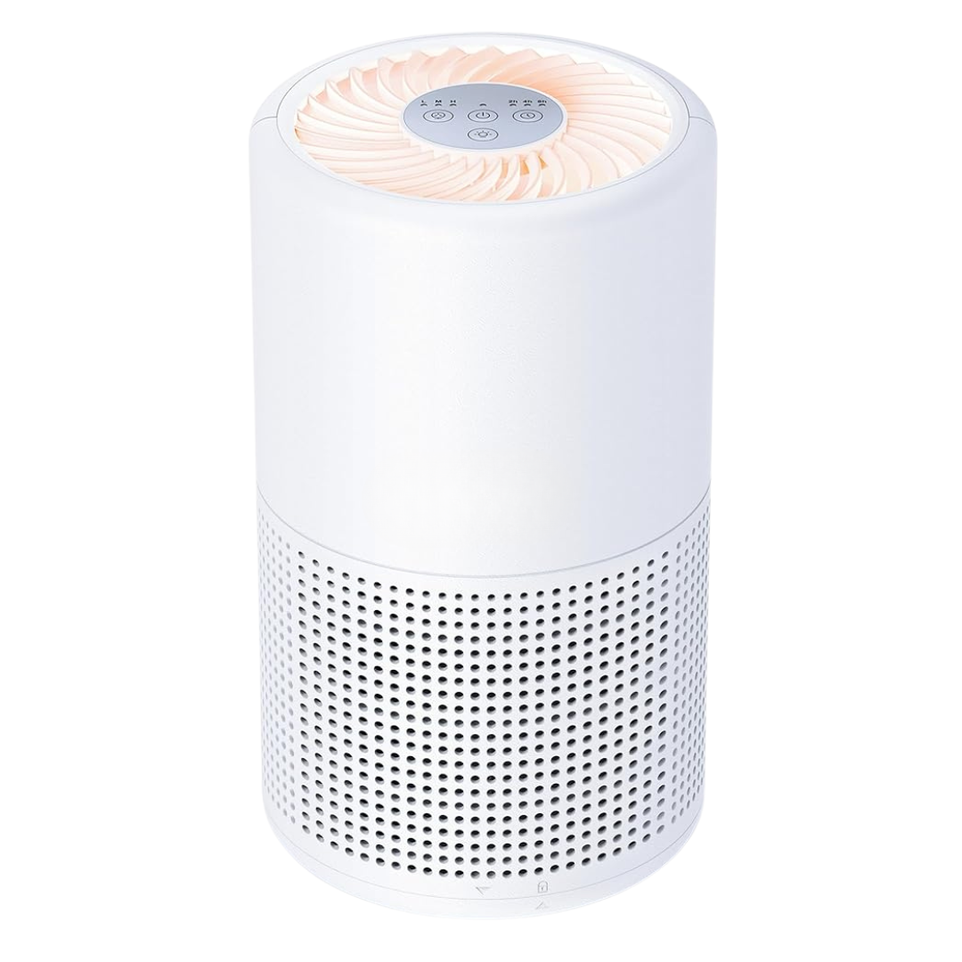 Portable Tabletop Air Purifier with Replaceable Multi-Layer Filter