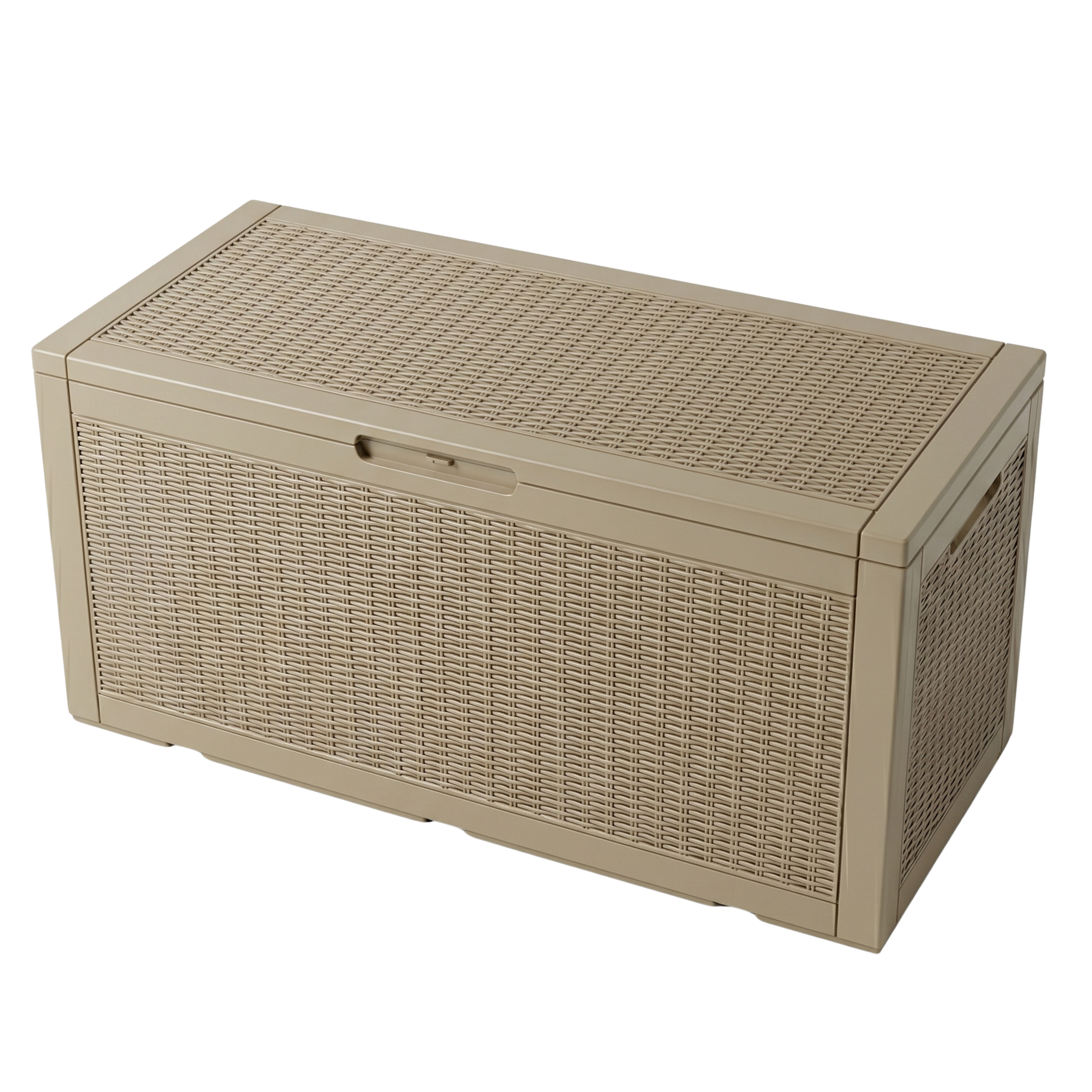 Resin Deck Storage Box 400 Liters Capacity Patio Garden Tool Storage