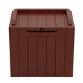 Resin Patio Deck Storage Box 117.3 L Internal Capacity and Lid Lock