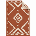 Reversible 5 x 8 ft Area Rug for Patio Deck Porch RV Camping