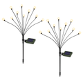 Solar Firefly Garden Lights LED Water-Resistant Landscape Yard Decor