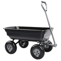 Steel Frame Utility Wagon Cart 600 lb Capacity Garden and Yard Use