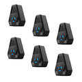Ultrasonic Outdoor Pest Repellent 6 Pack with 20kHz–75kHz Wave Output