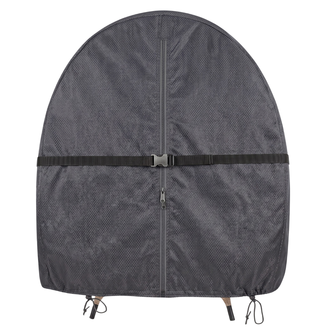 Water-Resistant Double Egg Chair Cover with Zipper and Buckle Straps