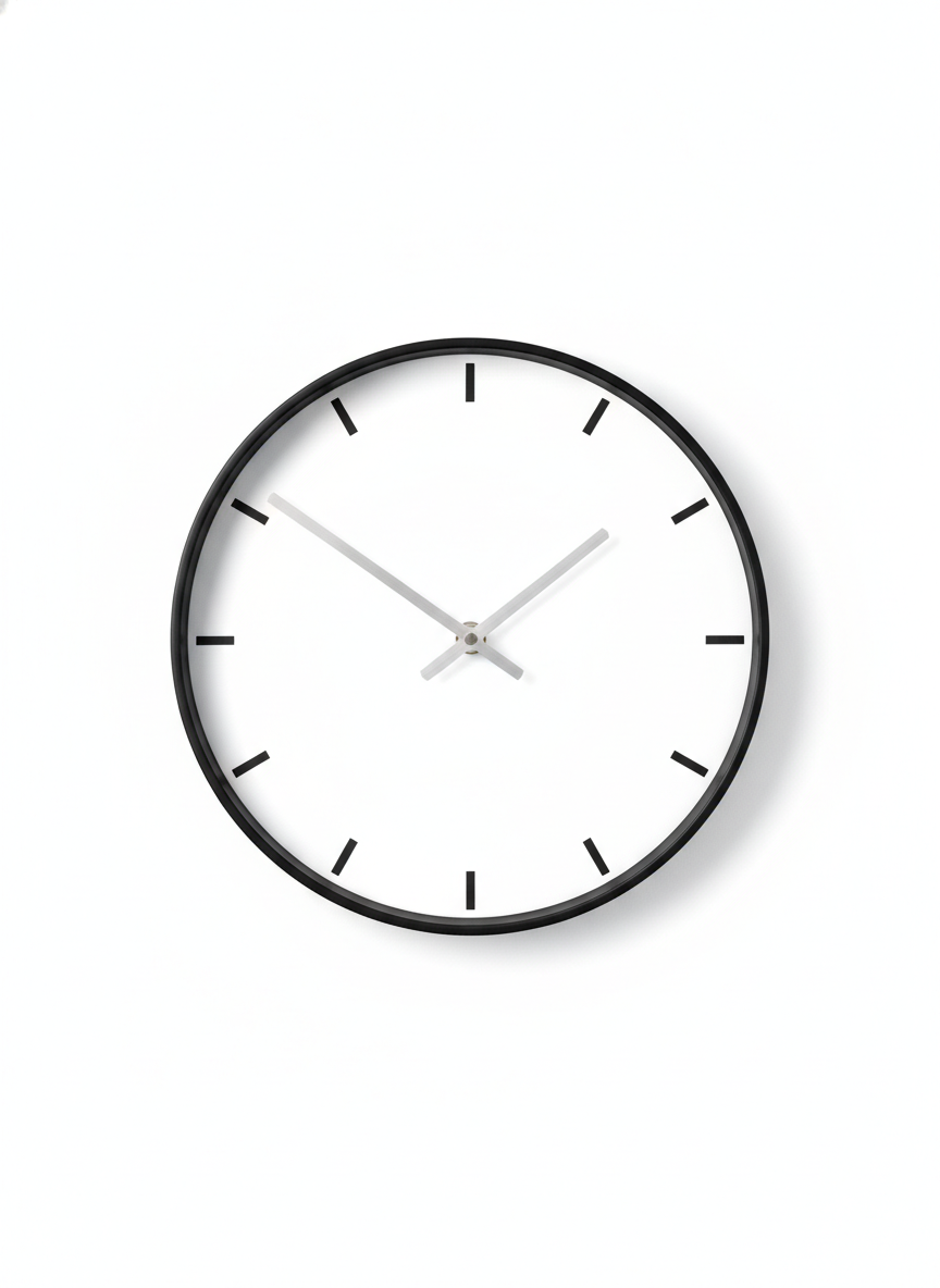 Clocks Minimalist Metal Wall Clock